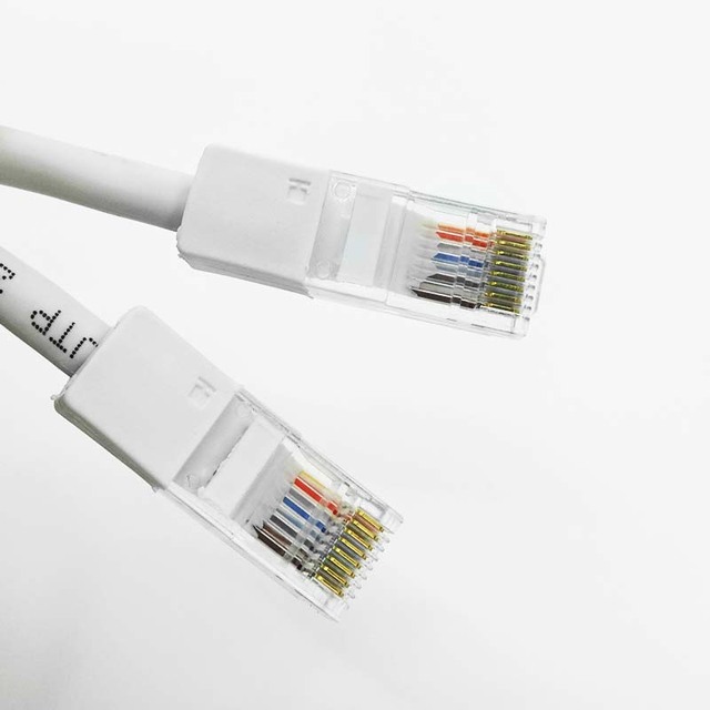 Cat5e UTP Ethernet Cable RJ45 4 Pairs 24/26/28AWG 1000ft/305m Pure Copper PVC Jacket White CE Certified Internet Patch Cord