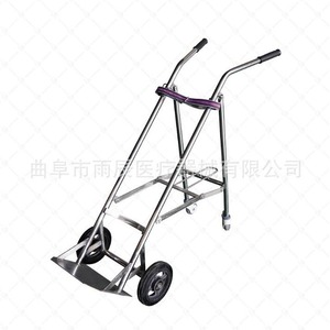 Xinyuchen Medical Yc-K19 All Stainless Steel Oxygen Cylinder <b>Cart</b> 320x900mm For Hospital Gas Transport - Product Image 4