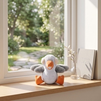 Peluche personnalisée en forme de canard, directement de l'usine, à partir de vos croquis, OEM/ODM, pour marques IP originales