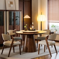 Meilleures ventes - Chaises de salle à manger modernes en bois de frêne et cuir Nappa - Chaises de salle à manger durables pour la maison, les meubles et les salons