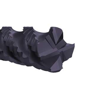 KRINO - 240201600 8% Fresas de extremo de cuatro flautas TIALN con vástago Weldon para fines de desbaste Brocas de serie larga - Product Image 4