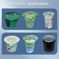 Machine automatique de remplissage et de scellage de film de rouleau de liquide de granule machine de remplissage et de scellage de yaourt kcup nespresso