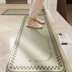ODM OEM Design moderne personnalisé, <span class=keywords><strong>tapis</strong></span> de cuisine <span class=keywords><strong>antidérapant</strong></span> en 2 pièces, lavable, absorbant l'eau, séchage rapide, ensemble de <span class=keywords><strong>tapis</strong></span> de cuisine - Product Image 2