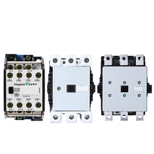 Contactor de CA Tengen 22A trifásico para montaje en carril DIN, serie CJX1 - Product Image 1