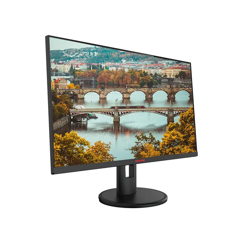 Black Low Price Multimedia Cable Support 1080P Full Hd 23.8 Inch 75Hz Va Led Computer Gaming Pc Monitor