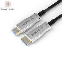 Câble HDMI 4K mâle à mâle Câble à fibre optique HDMI 2.0 1M 2M 3M 5M 10M 15M 20M 30M 50M 100M Câble HDMI à fibre vidéo HD