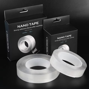 Transparent Reusable Nano Double Sided Tape,Heavy Duty Clear Mounting Tape for Walls,Home,Office,Retail Displays & DIY Projects - Product Image 1