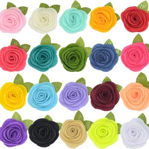 Flores de Fieltro de Colores <span class=keywords><strong>Arco</strong></span>íris, Materiales Hechos a Mano, Kangnai, Parches Decorativos DIY para Educación Temprana de Bebés de 5 a 7 Años - Product Image 4