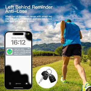 เครื่องติดตาม GPS ขนาดเล็ก Pet MFi Certified Find <span class=keywords><strong>My</strong></span> Smart Tag สำหรับค้นหากุญแจรถ Apple, กระเป๋าเดินทาง, กระเป๋าเงิน, ป้องกันการสูญหาย กันน้ำ รับประกัน 1 ปี - Product Image 5