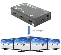LINK-MI 1x4 HDMI 2.0 Splitter Via 15m HDMI Câble 4K2K EDID Vidéo Splitter 4 port HDMI splitter