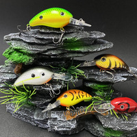 Leurre Crankbait 5g 43mm Shad pour la pêche au bar, leurre artificiel en plastique dur