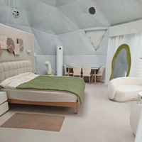 Tente dôme de glamping de luxe directe d'usine tente dôme igloo géodésique étanche extérieure pour maison de glamping