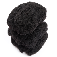 BLT Vente Chaude en Gros Cheveux Humains 100 % Naturels Afro Crépu en Vrac, Cheveux Noirs Afro Crépus Bouclés en Vrac