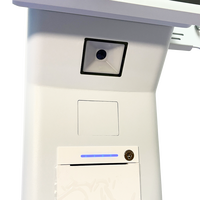 Kiosque personnalisable KIO2151 avec imprimante de reçus intégrée, écran 21,5 pouces, terminal de point de vente, design moderne élégant, refroidissement sans ventilateur