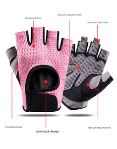 Offre Spéciale respirant <span class=keywords><strong>anti</strong></span>-dérapant demi court doigt vélo vélo gant gym entraînement entraînement mince cyclisme <span class=keywords><strong>gants</strong></span> pour hommes femmes Sport - Product Image 3