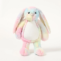Peluche Lapin de Pâques en Gros, Lapin Doux à Longues Oreilles, Lapin Personnalisé par Sublimation, Peluches Lapin à Longues Oreilles, Jouet en Peluche Personnalisé