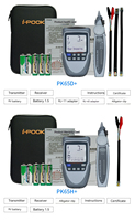 Venta Directa de Fábrica, Rastreador de Cables de Red i-POOK PK65H+ con Pantalla LCD, Prueba RJ11 y RJ45