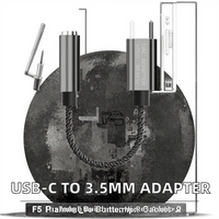 OEM ODM ALC5686 E-Mark DAC 32Bit 384kHz USB-C Typ C Stecker auf 3,5mm Buchse TRRS Audio Jack Adapter für Mobiltelefone AC-Ausgang