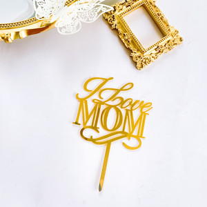 Adorno de acrílico para pastel del Día de la Madre con diseño de miel y dulzura, decoración para pastel del Día de la Madre. - Product Image 3