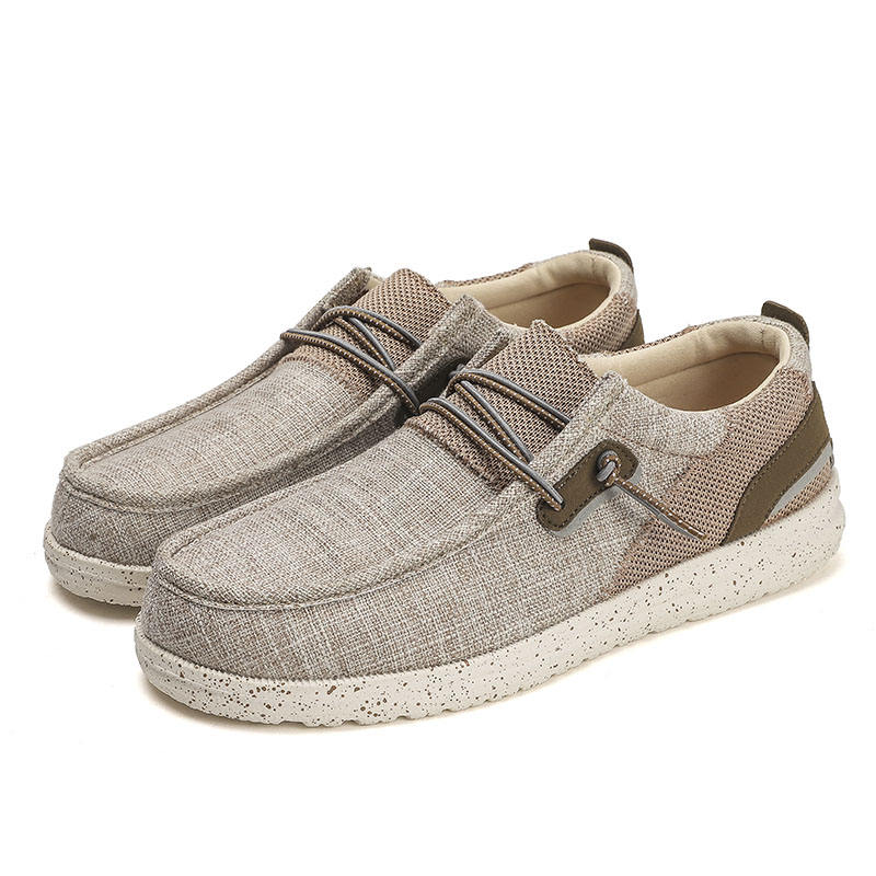 Boat Shoes Canvas Slip On Loafers Wholesale Fashion Designer Men