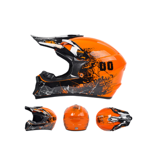 Nouveau casque de moto intégral en mousse ABS <span class=keywords><strong>homologué</strong></span> ECE, toutes saisons, à libération rapide, double visière, motocross, dirtbike, ATV, tout-terrain, <span class=keywords><strong>cross</strong></span> - Product Image 1