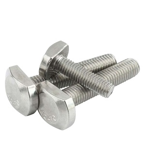 High Quality M8 Square Head <strong>T</strong> <strong>Bolt</strong> A2-70 Grade ISO/ANSI/DIN Standard Zinc Plated Screw Box Packaging Lengths 25mm 20mm 16mm - Product Image 1