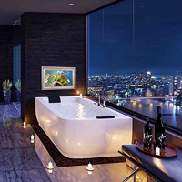 22 pouces Soulaca Android 9.0 ou Android 11 salle de bain étanche écran plat TV avec écran tactile