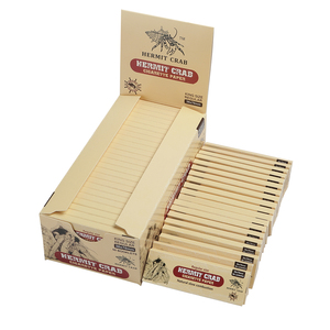 Papier à rouler Hermit Crab 70x36mm 32 feuilles Combustion lente naturelle 50 carnets - Product Image 6