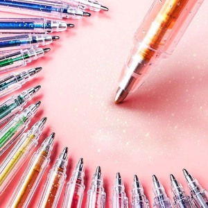 Bolígrafos de Gel con Purpurina Surtidos de Plástico a Precio de Fábrica para Mejorar la Caligrafía, Decoración de Diarios y Proyectos de Manualidades - Product Image 1