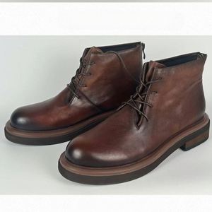 Classic Style Men's <b>Ankle</b> Chukka Casual Work High End Quality Stylish Oxford Waterproof Breathable Summer Autumn Winter Outdoor - Product Image 6