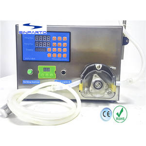 เครื่องบรรจุแบบกึ่งอัตโนมัติ SINPARTO ปั๊มไฟฟ้า 220V ตัวควบคุมการบรรจุของเหลว ความแม่นยำสูง - Product Image 1