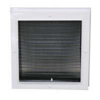 Grille d'évacuation supérieure avec raccordement de conduit intégré