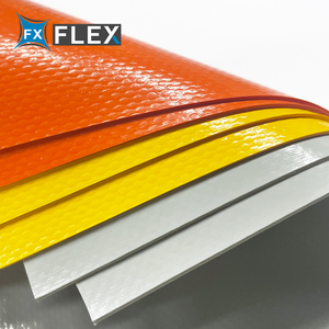 Prix de bâche de grattage de couteau enduit de PVC à haute résistance 550-650GSM produit de bâche de PVC imperméable - Product Image 2