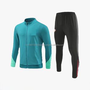 Ropa de Entrenamiento de Fútbol, Traje de Manga Larga con Media Cremallera, Ropa de Entrenamiento de Moda Otoño Invierno, Jersey Cálido de Manga Larga para Partido de Fútbol - Product Image 1