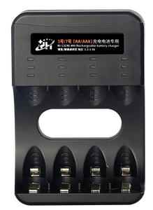 LED 조명이 있는 휴대용 4 슬롯 <span class=keywords><strong>AA</strong></span> AAA Ni-CD 배터리 USB 충전기 - Product Image 5