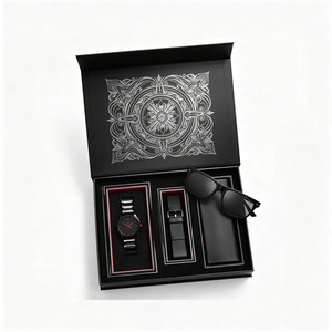 Boîtes rigides pour cadeaux et artisanat, avec poignée, fermeture magnétique, ruban, logo personnalisé, couleur personnalisée, boîte magnétique en carton - Product Image 2