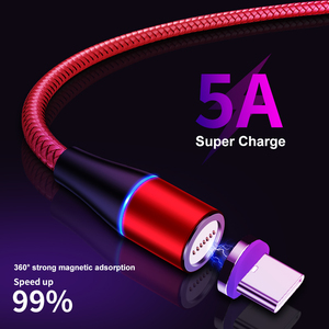 5A Phụ Kiện Điện Thoại Siêu Nhanh Cáp USB Bán Buôn Từ Loại C Sạc Cáp Dữ Liệu Tròn 3.3ft - Product Image 2