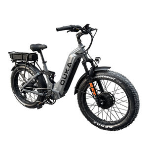 Vélo Électrique de Chasse <span class=keywords><strong>Hunter</strong></span> Couleur Camo Double Moteur Avant et Arrière 52v 60v 750w 1000w 1500w Longue Autonomie Tout-Terrain AWD E-Bike - Product Image 2