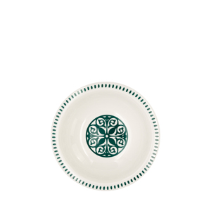 Piatto Fondo in Ceramica Giralda Verde 20 Cm per Servire Cibo - Product Image 1