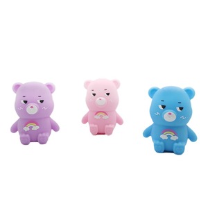 Juguete Novedoso de Oso Arcoíris, Juguete Creativo de Dibujos Animados para Aliviar el Estrés, Material TPR de Rebote, Juguete Musical para Niños para Liberar el Estrés - Product Image 2