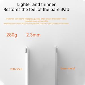 Étui de protection pour tablette, personnalisation en gros d'usine, pour iPad, clip magnétique double face, protection contre les chutes aux quatre coins, Laudtec - Product Image 3