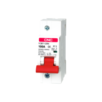 Meilleures ventes Disjoncteur miniature réglable Mcb CNC YCB7-125 en plastique 10A 16A 20A 32A 63A 1P 2P 3P 4P