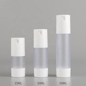 Botellas de Lujo Vacías de Plástico Esmerilado con Bomba Airless para Lociones Cosméticas, Tamaños de 15ml, 30ml, 50ml para Suero de Cuidado de la Piel - Product Image 6