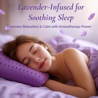 OME Cooling Lavender Memory Foam Oreiller de repos au lit Support ventilé pour le positionneur fonctionnel du dos de l'estomac