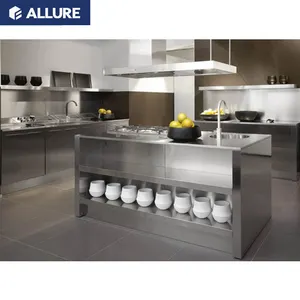 Allure Remodeling Contemporary Smart Furniture Manufacturer Complete Sets Full Stainless Kitchen Cabinet Designs