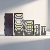 Lampes solaires intégrées à économie d'énergie, lumineuses, 500W, 1000W, 2000W, en ABS, étanches, pour extérieur, lampes LED pour route, jardin, lampadaires solaires