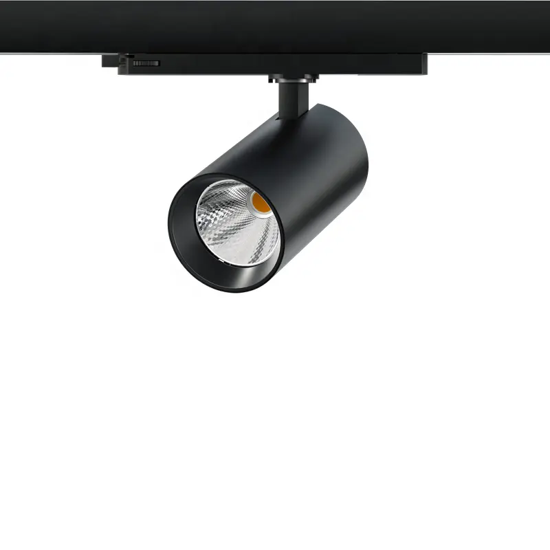 Luz led de pista de alta eficiencia, foco cob de hasta 140lm/W, reflectante