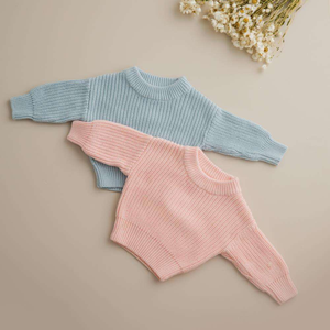 <span class=keywords><strong>Pull</strong></span> en tricot épais pour bébé garçon et fille, 100% coton, classique, <span class=keywords><strong>chaud</strong></span> pour l'hiver, unisexe, nouveau-né, vente chaude - Product Image 2