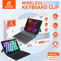 Jeqang JM-K992 Mini Keyboard Meja Nirkabel BT Model Scissor Switch Ultra Tipis USB Type-C Desain Portabel Terbaru