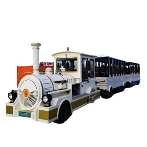 Train touristique de grande capacité pour sites touristiques, parcs d'attractions, 42 places, sans rails, petit équipement, bus de tourisme en promotion - Product Image 1